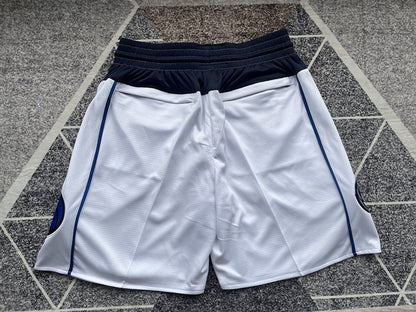 Wholesale 2023 JUST DAN basketball shorts Standard White Mavericks