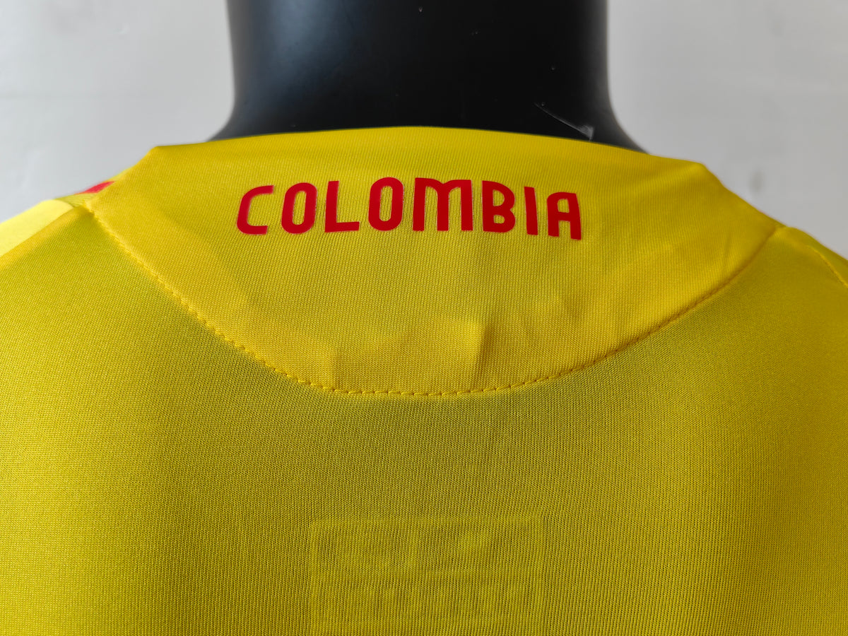 Wholesale 2024 Colombia National Team Home Yellow Player Version Football Jersey XS-4XL