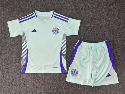 Wholesale 2024 UEFA European Championship  Scotland home home and away kid kits