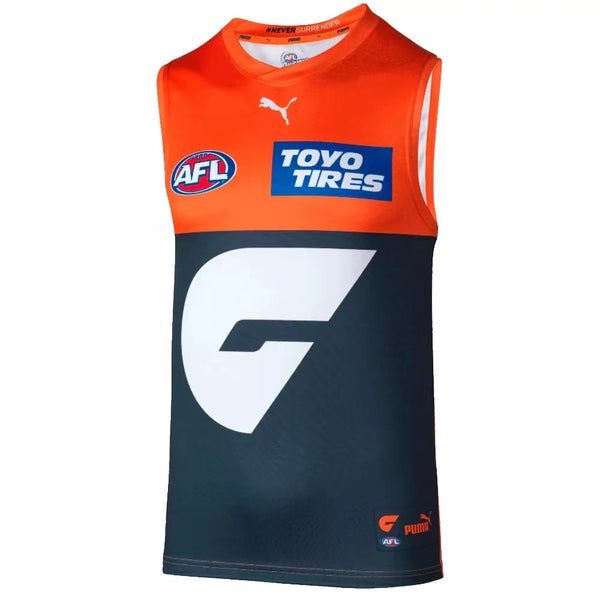 Wholesale Australia 2023 AFL Giants Team Rugby Jersey Tank Top S-3XL