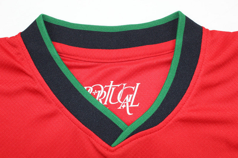 Wholesale 2024 UEFA European Championship  Portugal home home and away kid kits