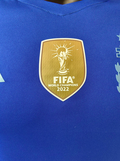 Wholesale 2024 Argentina national team away blue player version soccer jersey XS-4XL