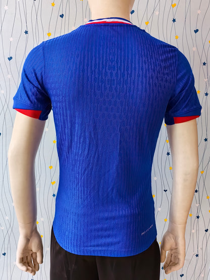 Wholesale 2024 French national team home blue player edition football jersey XS-4XL