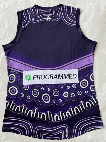 Wholesale Australia AFL Fremantle Indigenous Rugby Jersey Tank Top S-2XL