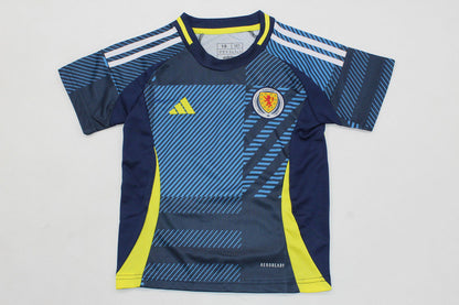 Wholesale 2024 UEFA European Championship  Scotland home home and away kid kits