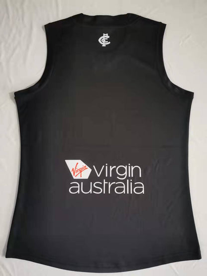 Wholesale Australia 2022 AFL Blues Rugby Jersey Tank Top S-2XL