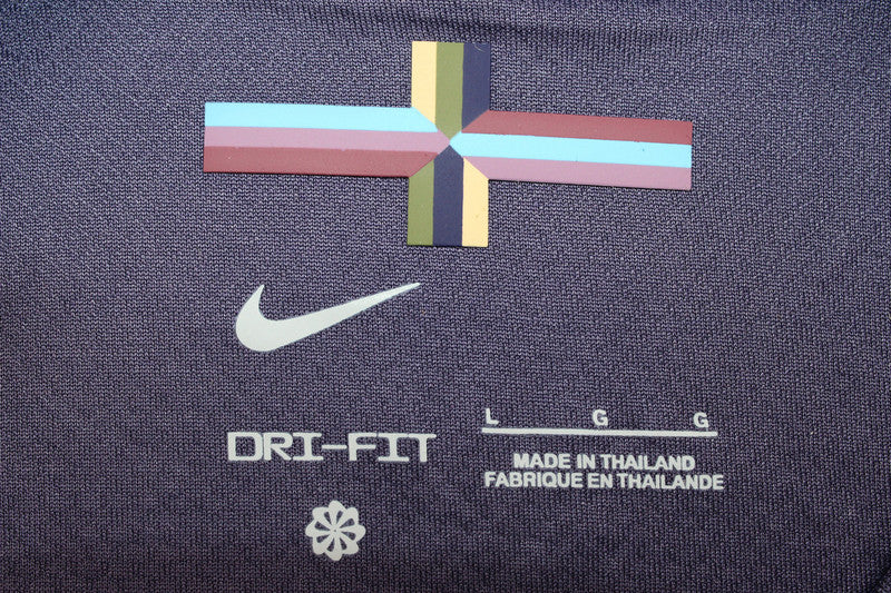 Wholesale customizable 2024 European Championship England home and away football jersey long-sleeved  S-5X