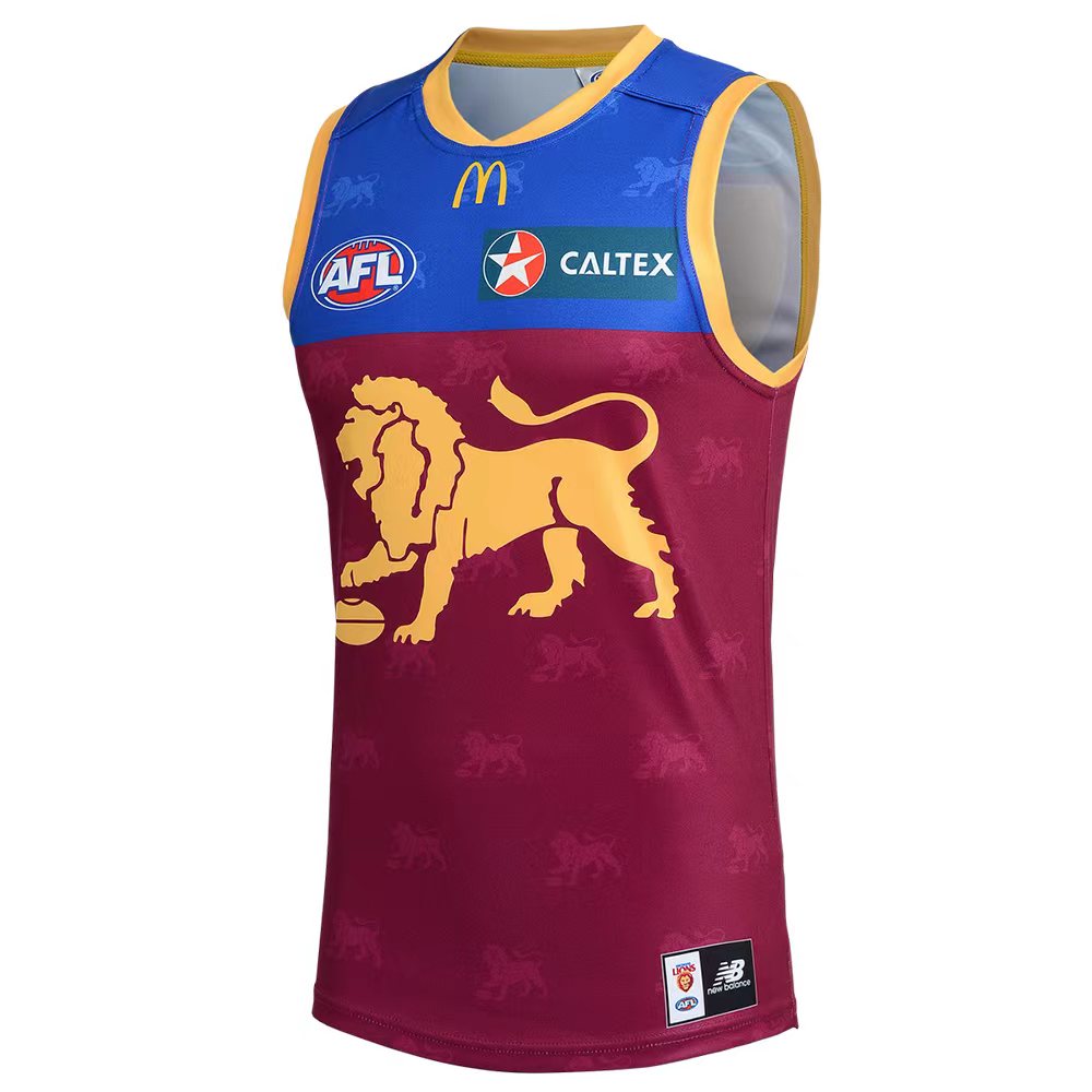 Wholesale Australia 2023 AFL Brisbane Lions home ground S-3XL.