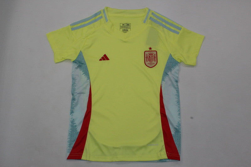 Wholesale 2024 UEFA European Championship  Spain home and away kid kits