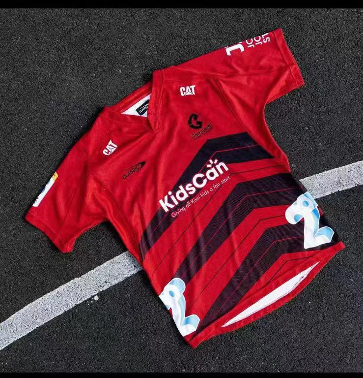 Wholesale 2024 New Zealand Crusaders home jersey sizes S-5XL.