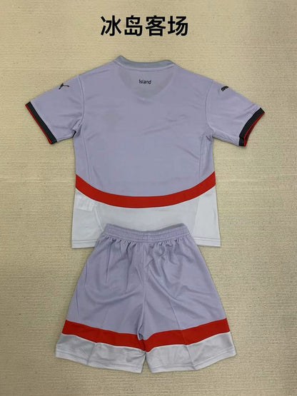 Wholesale 2024 UEFA European Championship Iceland Away Children&