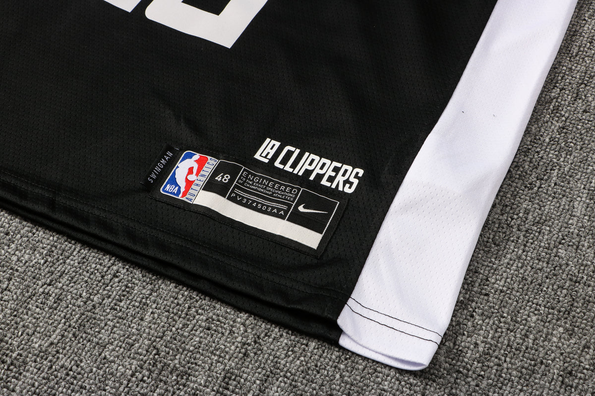 Wholesale NBA Los Angeles Clippers V-Neck Black Jersey 