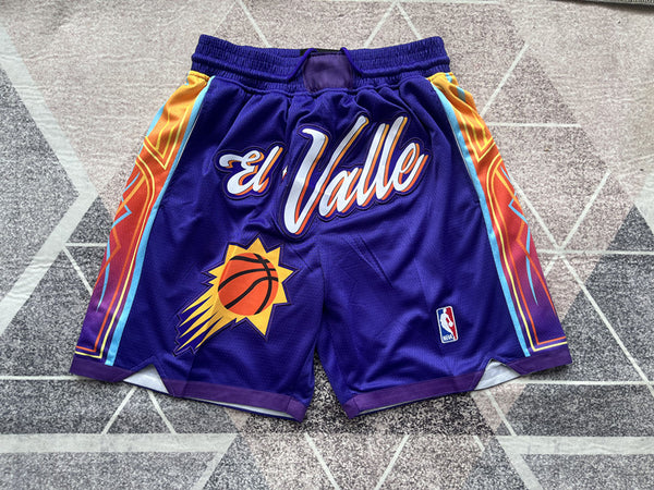 Wholesale 2024 JUST DAN basketball shorts Sun Purple City Edition