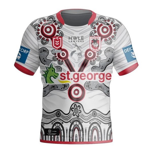 Wholesale 2024 St. George Home T-shirt Men's Rugby Clothing S-5XL