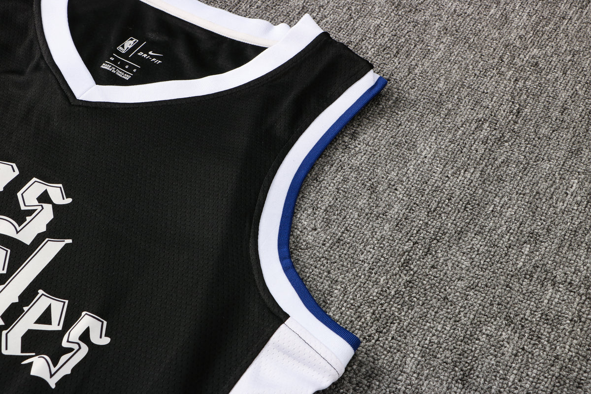 Wholesale NBA Los Angeles Clippers V-Neck Black Jersey 