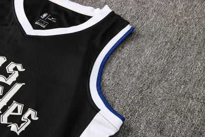 Wholesale NBA Los Angeles Clippers V-Neck Black Jersey 