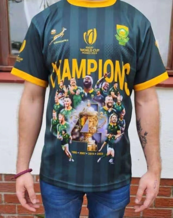 Wholesale 2024 South Africa champion edition casual edition S-5XL