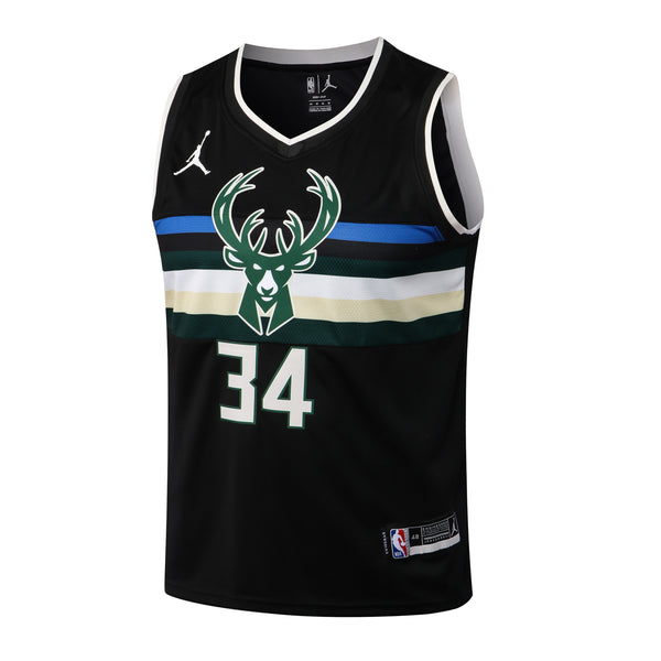 Wholesale NBA2022-2023 Milwaukee Bucks Black #34