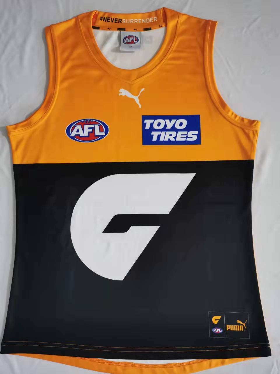 Wholesale Australia 2022 AFL Suns Team Rugby Jersey Tank Top S-2XL