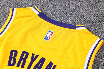 Wholesale NBA2223 Los Angeles Lakers yellow No. 8 basketball star (heat pressed款)