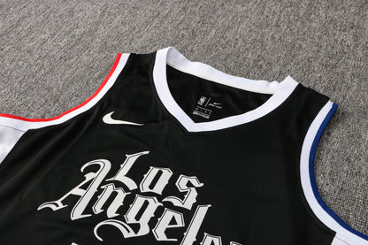 Wholesale NBA Los Angeles Clippers V-Neck Black Jersey 