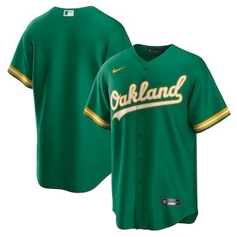 Wholesale customizable Men's MLB Oakland Athletics Baseball Jersey