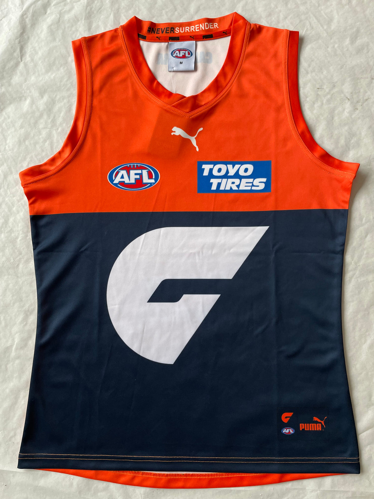 Wholesale Australia 2023 AFL Giants Team Rugby Jersey Tank Top S-3XL