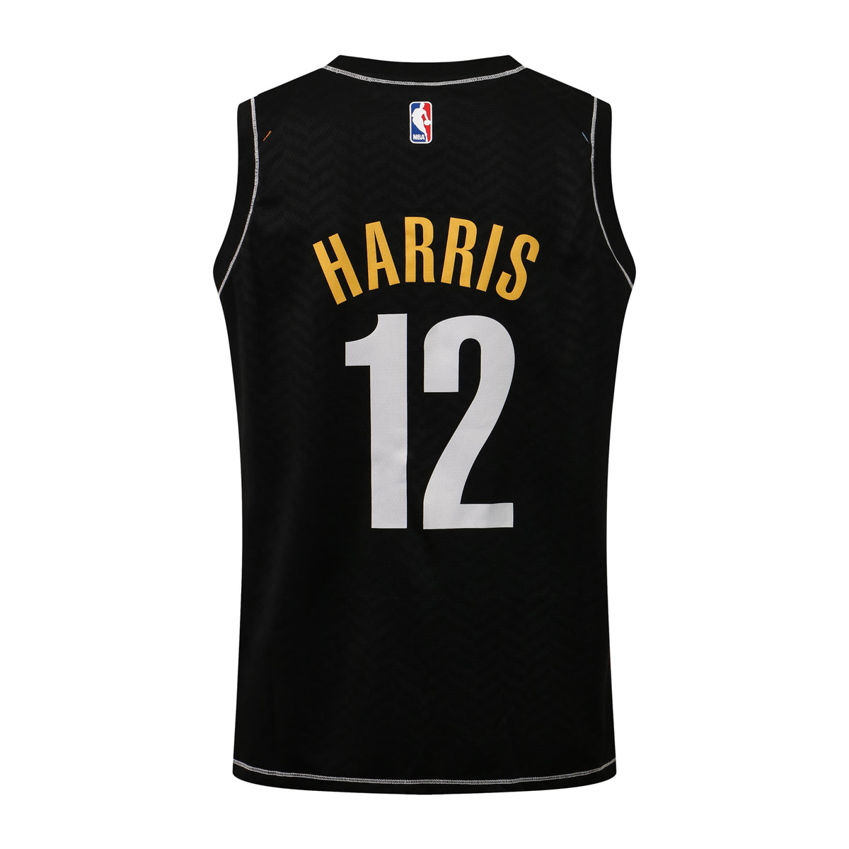 Wholesale NBA Brooklyn Nets black V-neck color-trimmed 12 (hot-pressed style) S-2XL