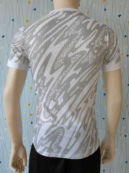 Wholesale 2024 Brazil national team goalkeeper gray and white player version soccer jersey XS-4XL.