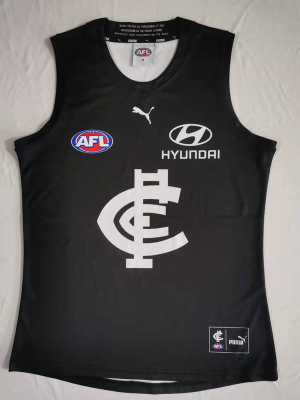 Wholesale Australia 2022 AFL Blues Rugby Jersey Tank Top S-2XL