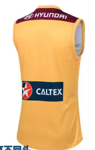 Wholesale Australia 2024 AFL Brisbane Lions Rugby Jersey Tank TopS-3XL