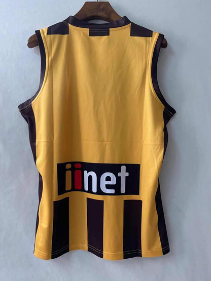 Wholesale Australia 2021 AFL Hawthorn Hawks Rugby Jersey Tank Top S-3XL