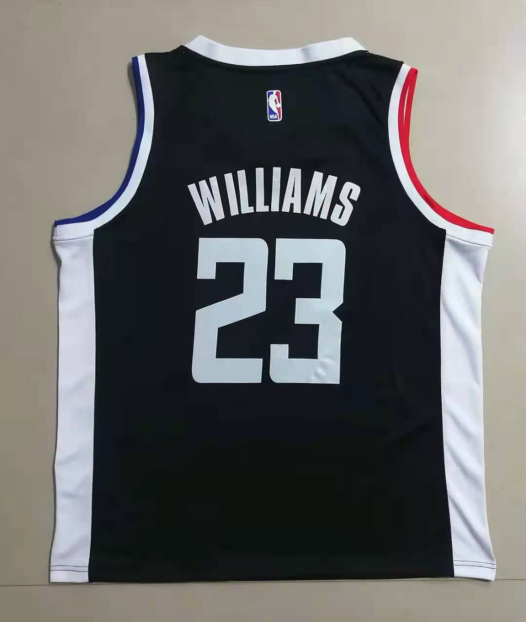 Wholesale NBA Los Angeles Clippers V-Neck Black Jersey 