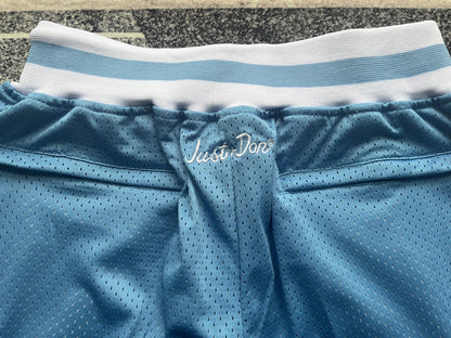 Wholesale 2024 JUST DAN North Carolina Moon Blue Pocket Basketball Shorts
