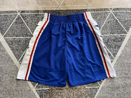 Wholesale 2023 76ers Blue Nike NBA Shorts
