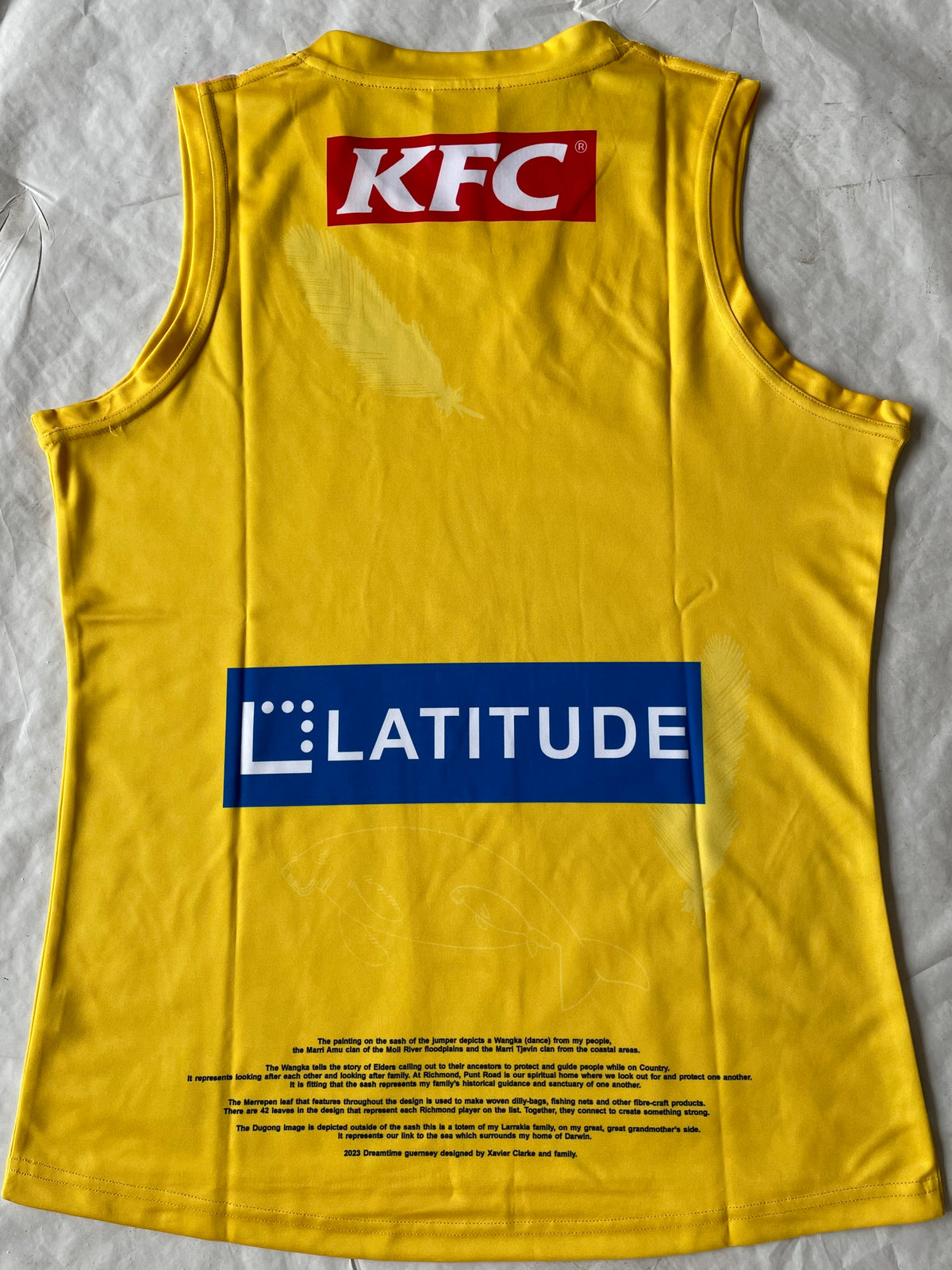 Wholesale AFL Richmond Indigenous Rugby Jersey Tank Top S-3XL.