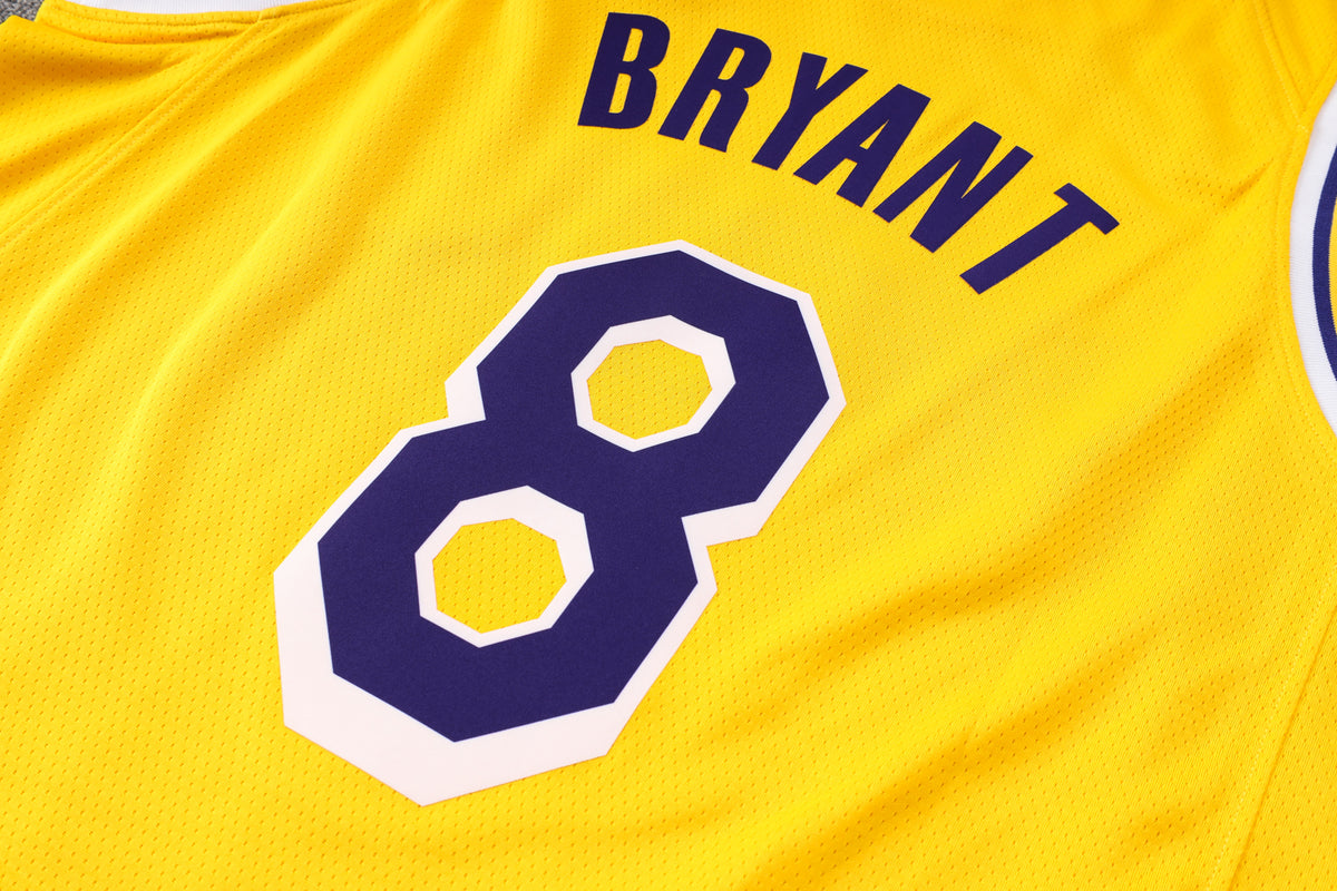 Wholesale NBA2223 Los Angeles Lakers yellow No. 8 basketball star (heat pressed款)