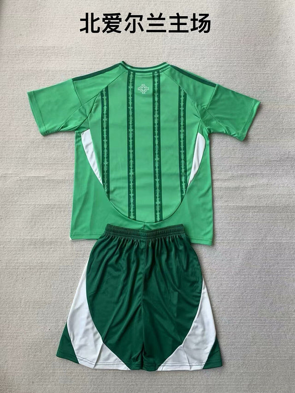 Wholesale 2024 UEFA European ChampionshipIceland  Northern Ireland home and away kid kits