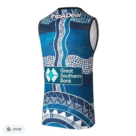 Wholesale Australian AFL Bruce Aboriginal Rugby Jersey Tank Top S-3XL.