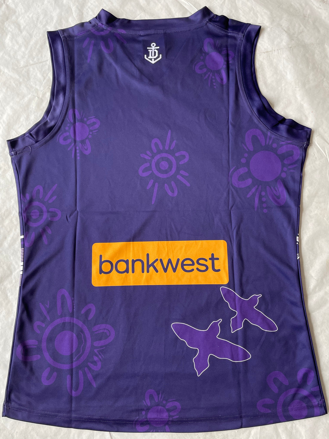 Wholesale Australia 2023 AFL Fremantle Indigenous Rugby Jersey Tank Top S-3XL