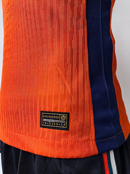 Wholesale 2024 Netherlands national team home orange player version football jersey XS-4XL