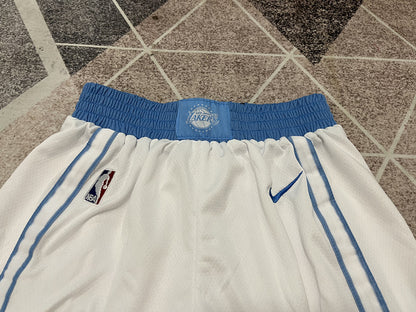 Wholesale 2023 Lakers 21 Edition White Nike NBA Shorts