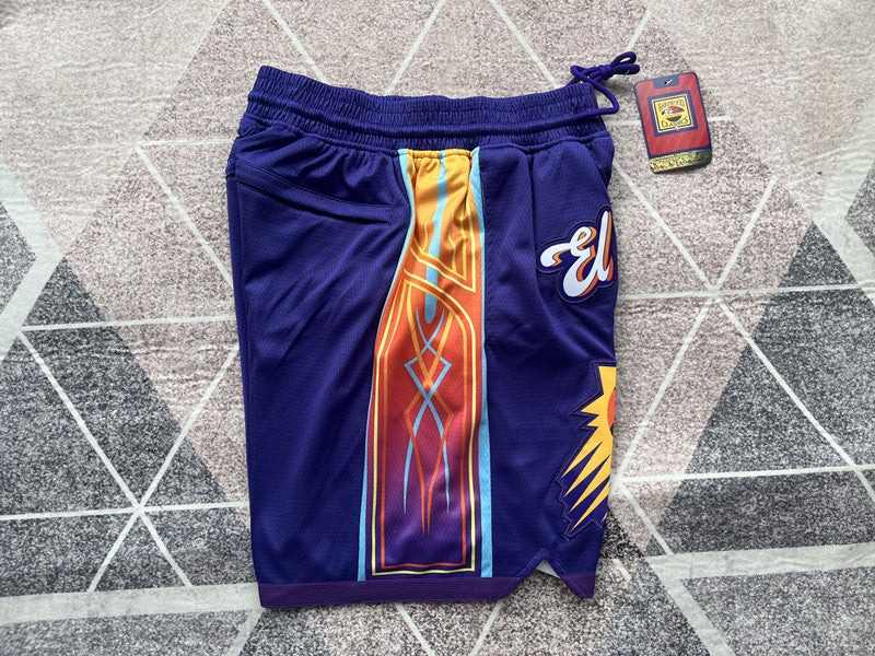 Wholesale 2024 JUST DAN basketball shorts Sun Purple City Edition