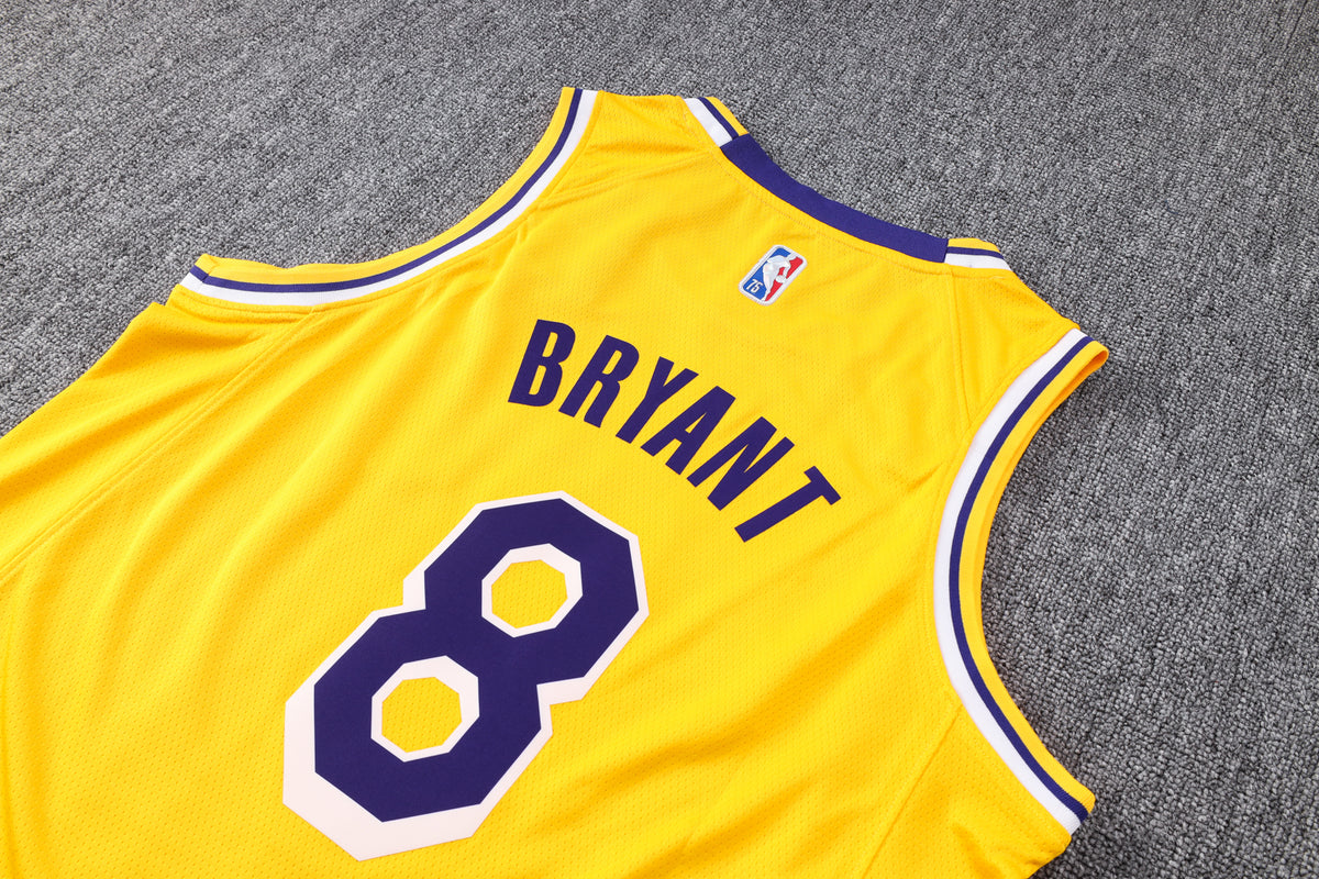 Wholesale NBA2223 Los Angeles Lakers yellow No. 8 basketball star (heat pressed款)