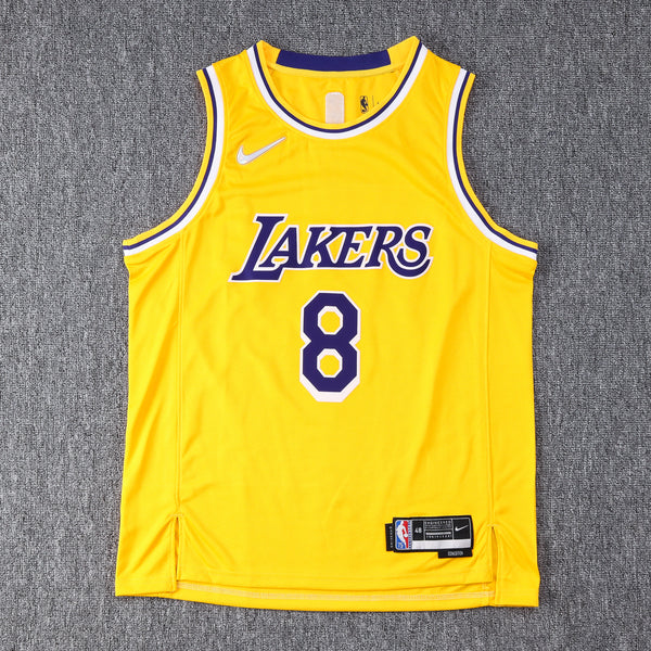 Wholesale NBA2223 Los Angeles Lakers yellow No. 8 basketball star (heat pressed款)