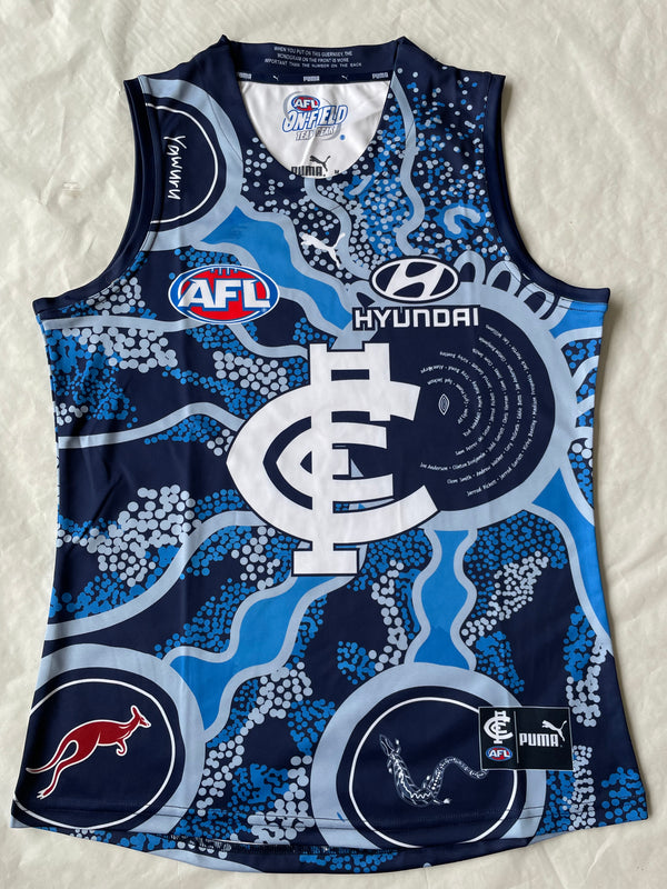 Wholesale Australia AFL Collingwood Magpies Indigenous Rugby Jersey Tank Top S-3XL.