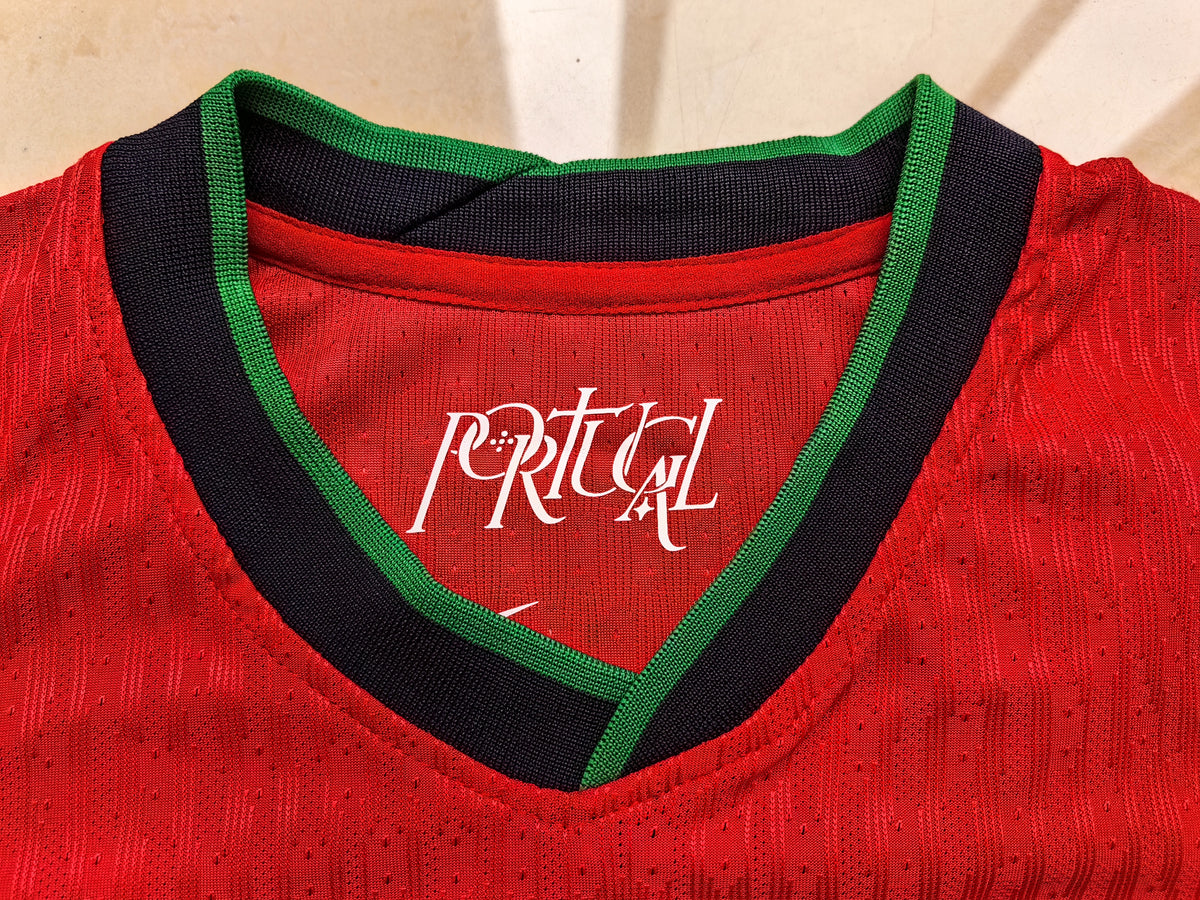 Wholesale 2024 Portugal National Team Home Red Player Version Football Jersey XS-4XL