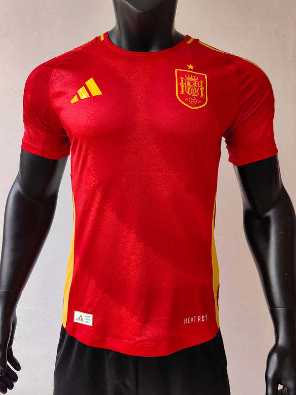 Wholesale 2024 Spain National Team Home Red Player Version Soccer Jersey XS-4XL