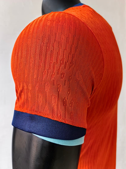 Wholesale 2024 Netherlands national team home orange player version football jersey XS-4XL