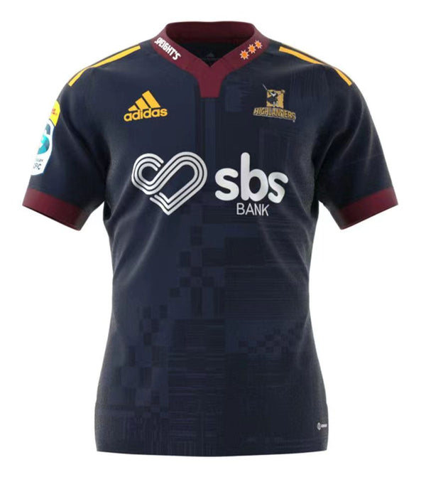 Wholesale 2023 New Zealand Highlanders Home Jersey Sizes S-5XL